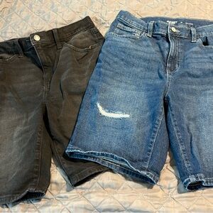 Boys Denim and Black Shorts Set